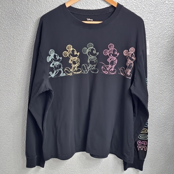 Disney Mickey Mouse Long Sleeve Shirt   Size 1X - Picture 1 of 8